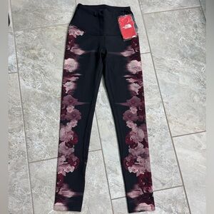 The North Face Black and Floral Leggings